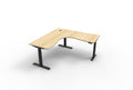 Boost+ Corner L-Shape Sit-Stand Workstation — Commercial Grade, AFRDI Certified