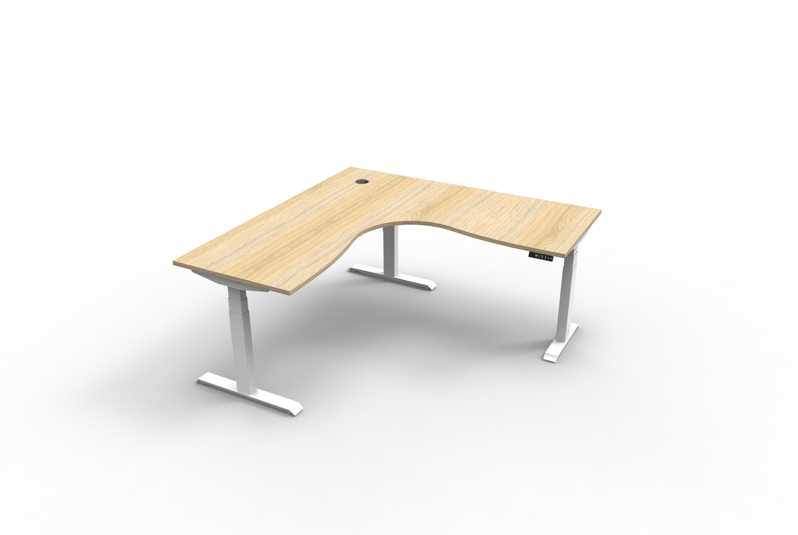 Boost+ Corner L-Shape Sit-Stand Workstation — Commercial Grade, AFRDI Certified