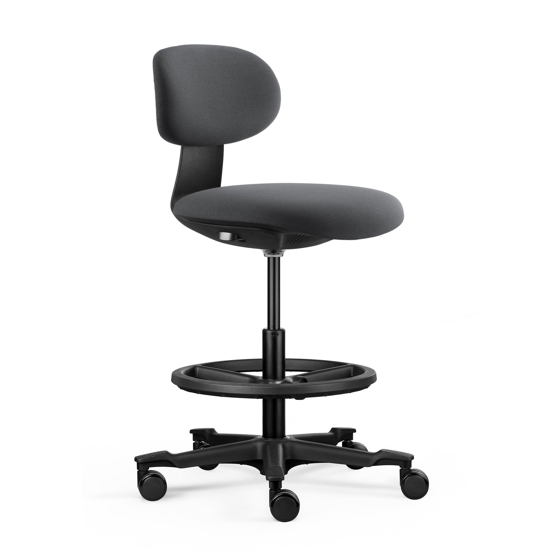 Yoyo Height-Adjustable Drafting Stool — Commercial Grade, Sit-Stand Compatible